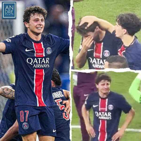 It s just a child 😭 20-year-old Neves cried after winning the championship. His mother passed away last year and this year she was alone in a foreign land.