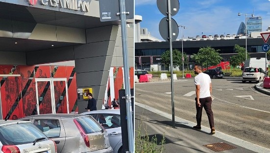 Busy business, follow the team reporter: Several agents and transfer middlemen came to the Milan headquarters