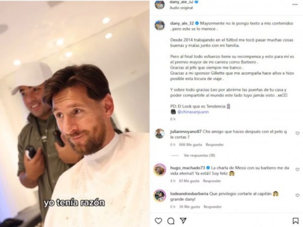 Hairdresser reveals Messi s children want her hairband competition, Messi says she can consider it