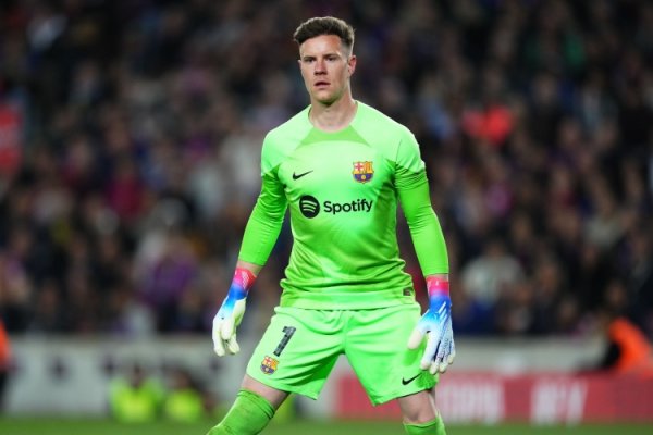 Reporter: Ter Stegen has not participated in Barcelona training today and has missed 5 training sessions