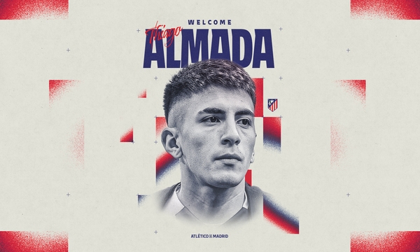 Almada: Join Atletico Madrid as I wish, thank you God. This has had great players such as Aguero Falcao.