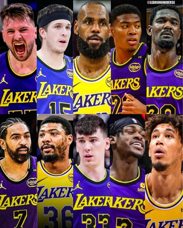 👀What is this depth? The Lakers  10-man rotation lineup has been basically confirmed in the new season
