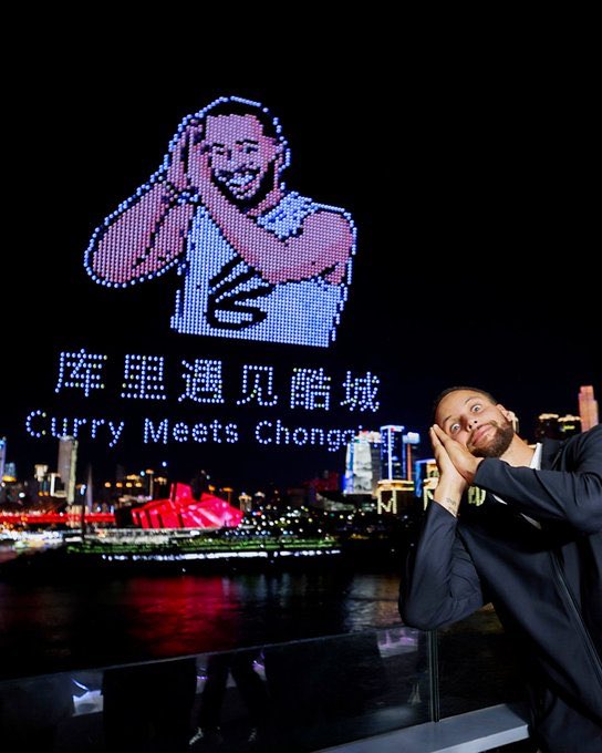 American netizens shocked Chongqing drone performance: China is already in the 22nd century! Only Curry after Kobe