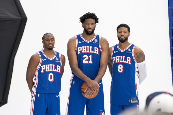 Asked about the 76ers  new season George: We look great We are healthy