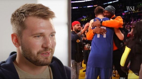 Doncic: Kobe surprised me the most is that he squirted trash with me in Slovenian