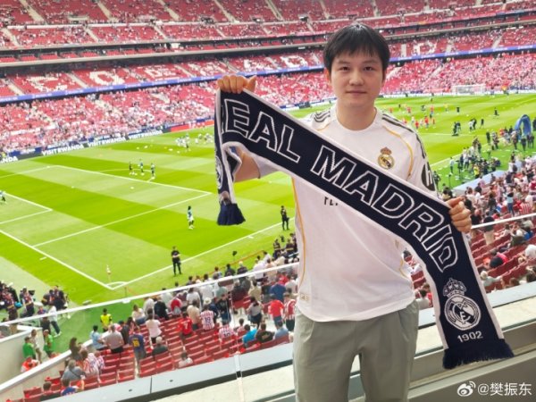 Fan Zhendong is watching Madrid derby: Every defeat is an opportunity to sort out problems and build beliefs