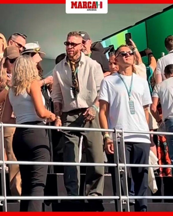 Real Madrid old teammates reunited, Ramos and Navas watched the F1 Mexican Grand Prix together