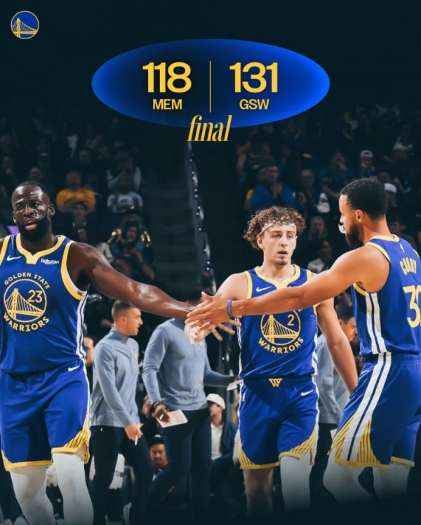 Fight off the grizzly bear! The Warriors officially released their winning poster: Curry, Dream Chaser and Podemski appear on the cover