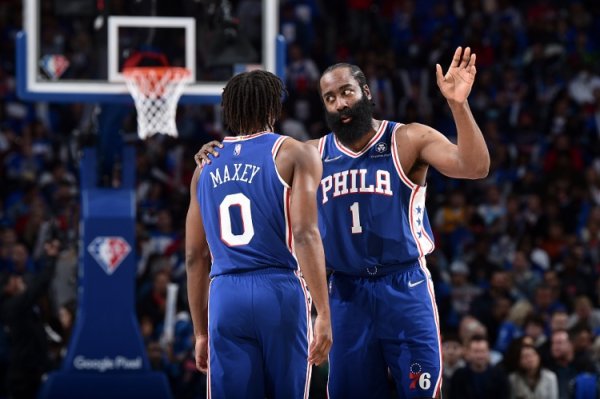Maxi: Harden sacrificed a lot for the 76ers. He has been encouraging me to play my style since the first day he came.